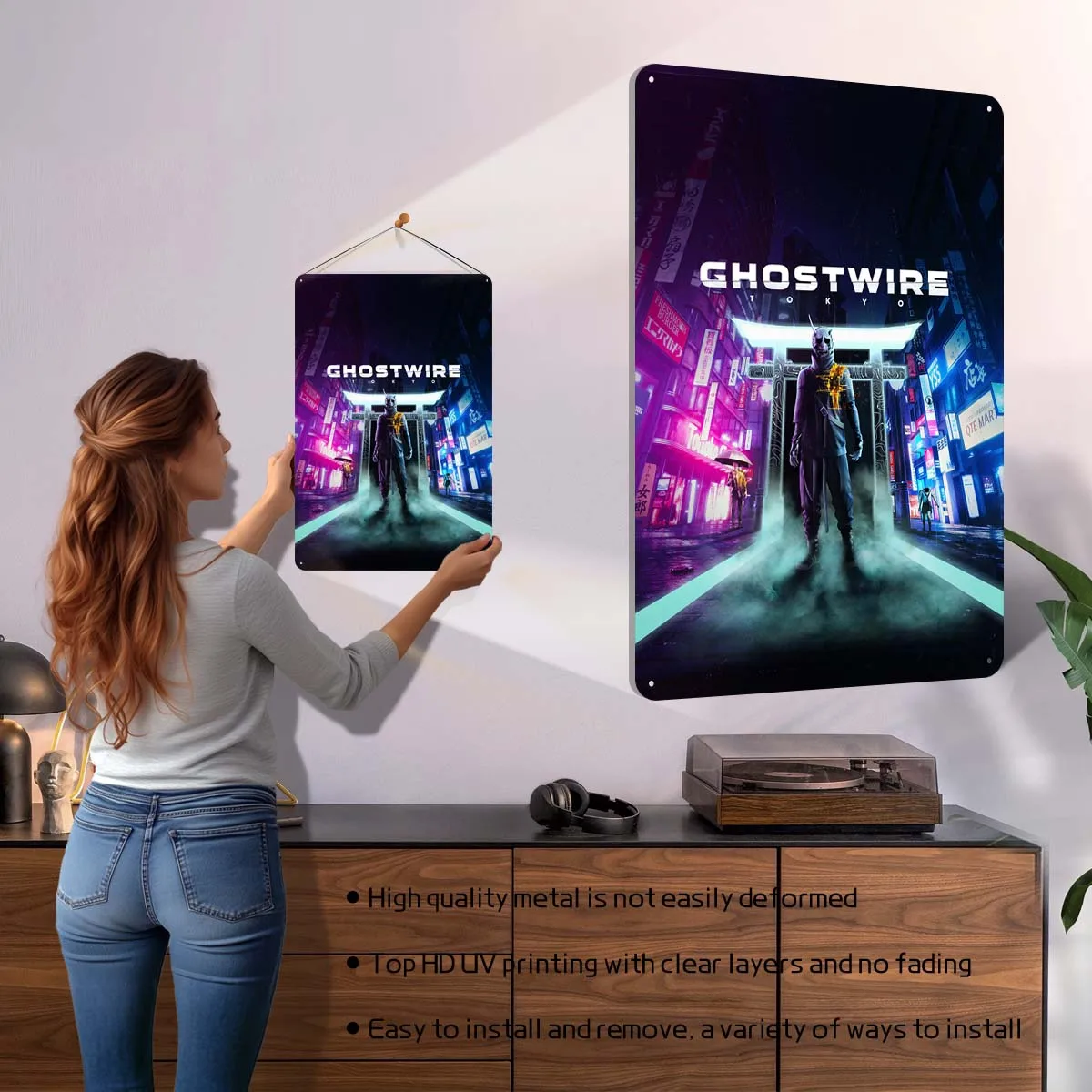 Ghostwire Tokyo Posters Klassi - Retro Gaming Tokyo recensie en prijs
