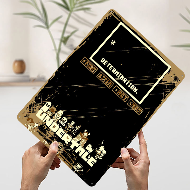 Undertale Metal Poster Custom  - Retro Gaming At recensie en prijs
