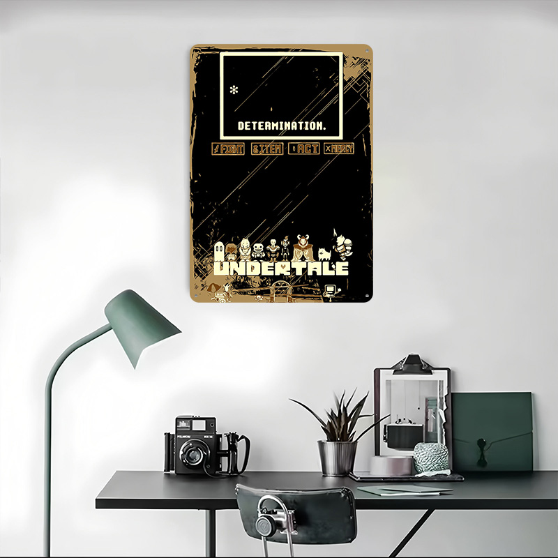 Undertale Metal Poster Custom  - Retro Gaming At recensie en prijs