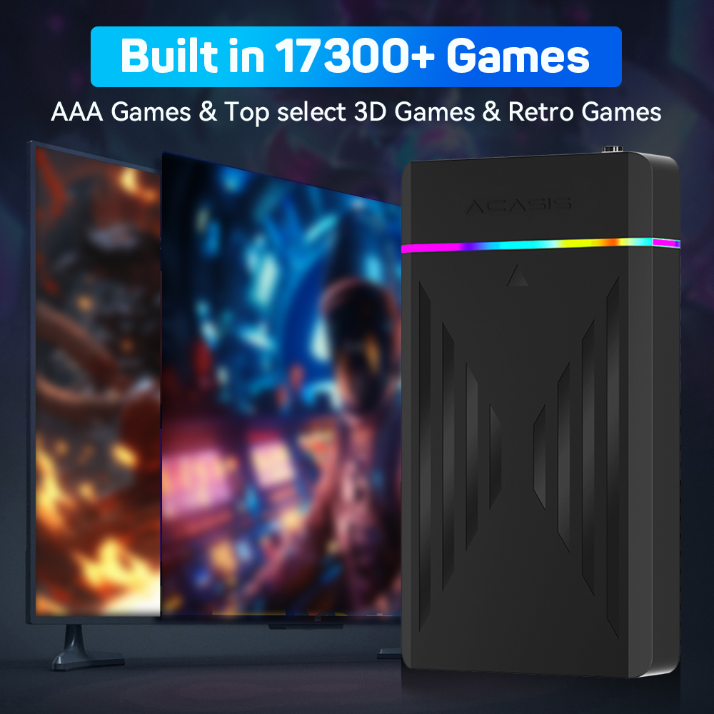 3TB Draagbare Gaming HDD Launc - Retro X8 Gaming Console recensie en prijs