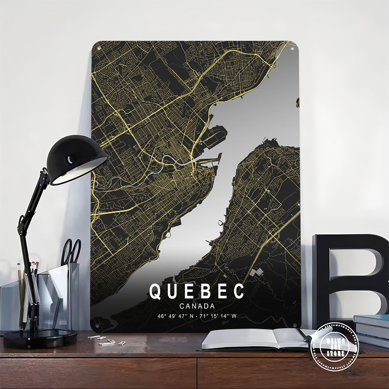 Quebec Silver City Map Gedrukt - Retro Gaming Quebec recensie en prijs